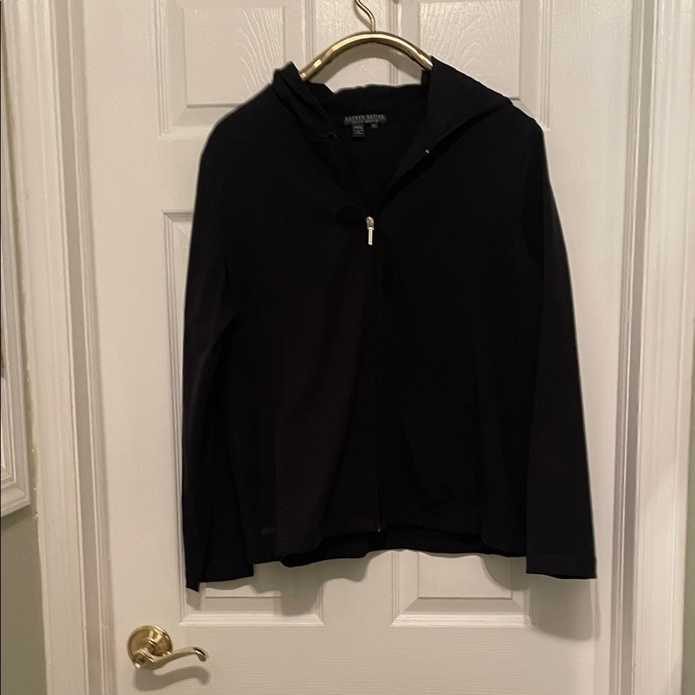 Ralph Lauren Black Hooded Zip-Up